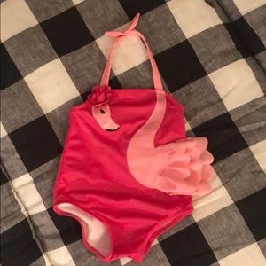 Gymboree 18-24 month girls flamingo swimsuit